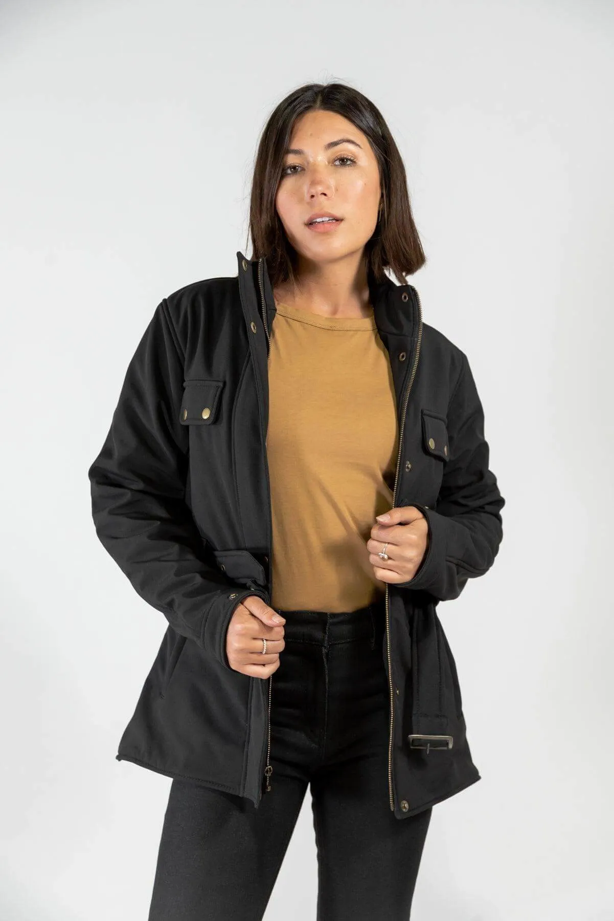 British Trench Motorcycle Jacket (Armoured)