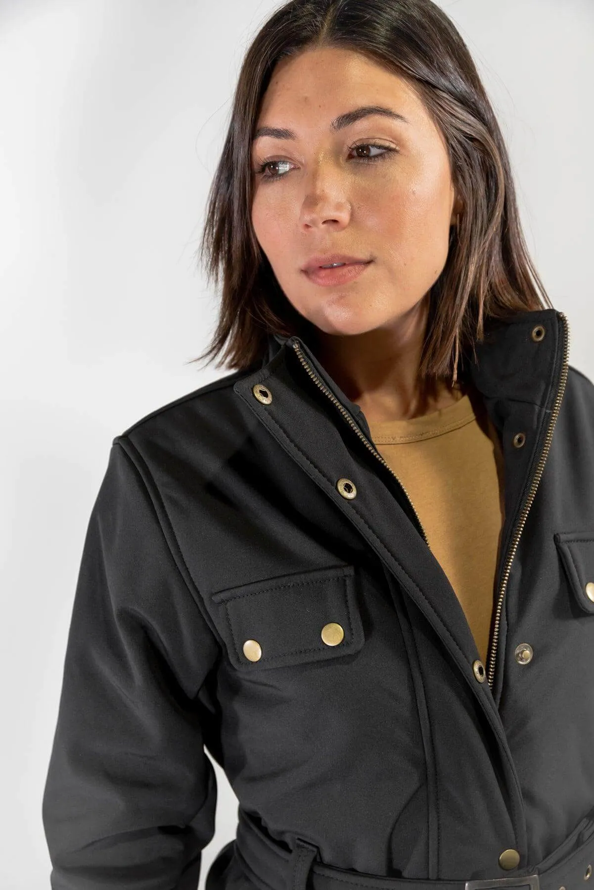British Trench Motorcycle Jacket (Armoured)