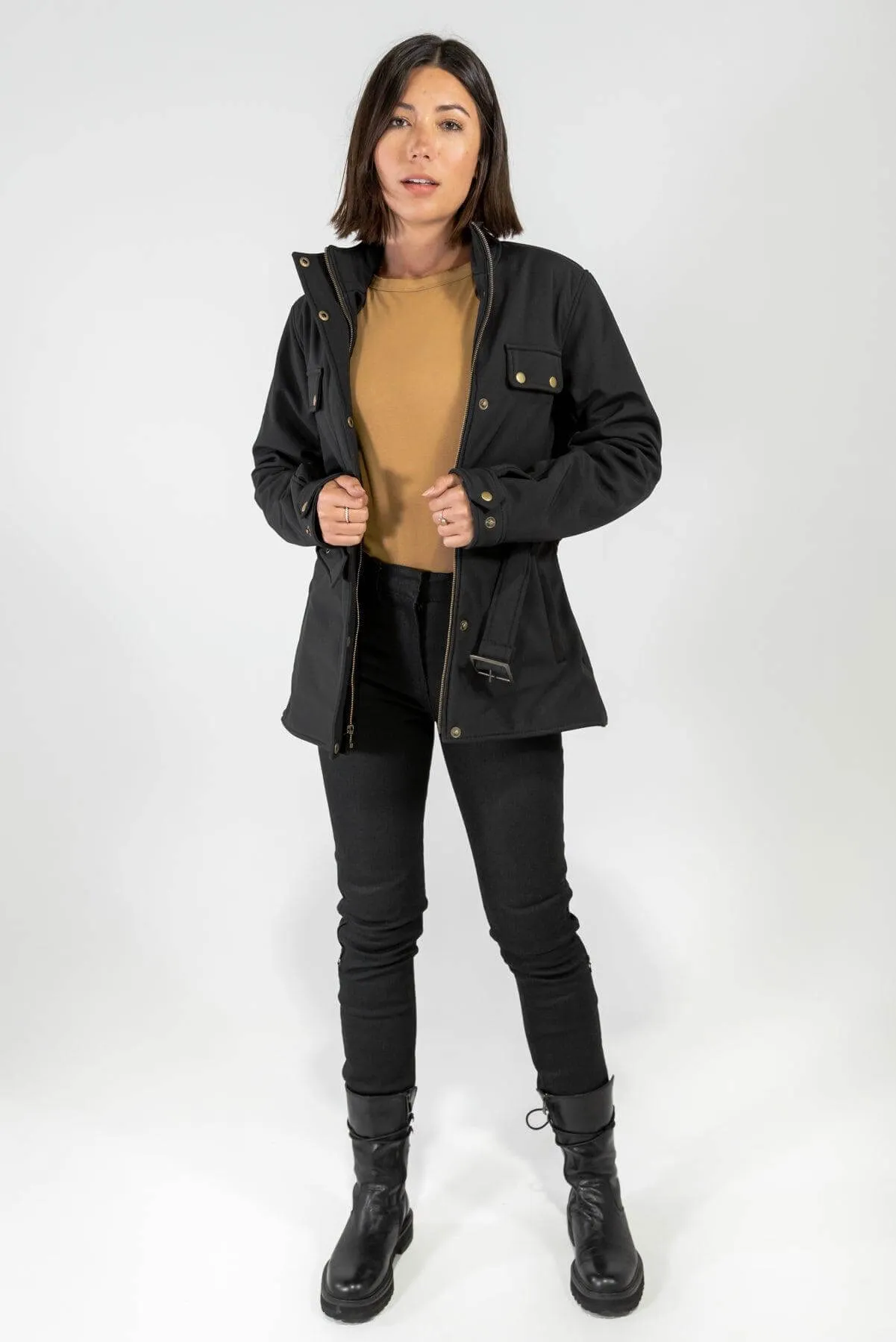British Trench Motorcycle Jacket (Armoured)