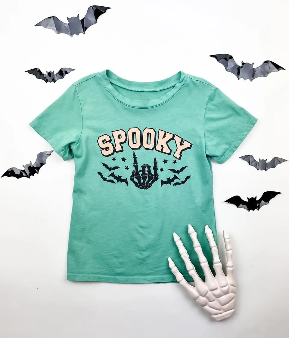 Brokedown Clothing Kid's Spooky Tee - Ocean Wave
