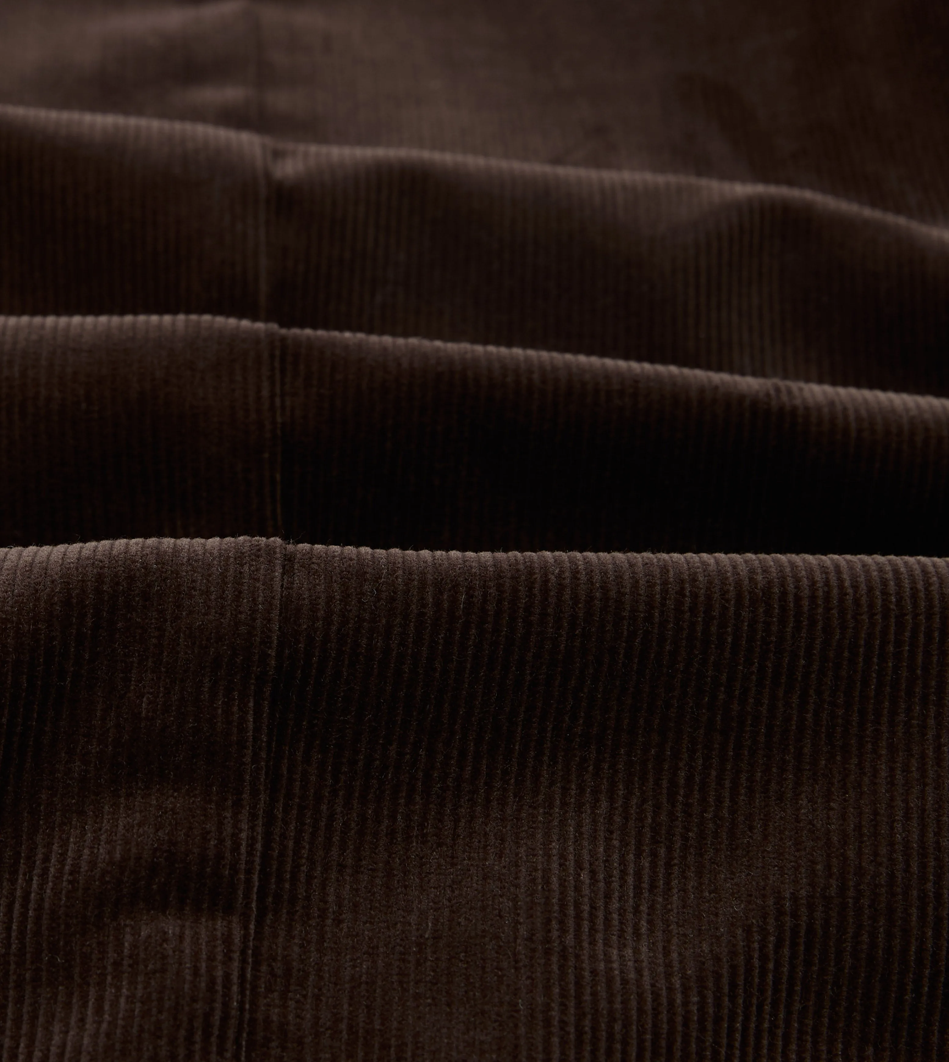 Brown Mid-Wale Cotton Corduroy Tailored Jacket