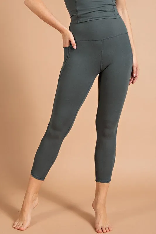 Butter High Rise Cropped Yoga Leggings