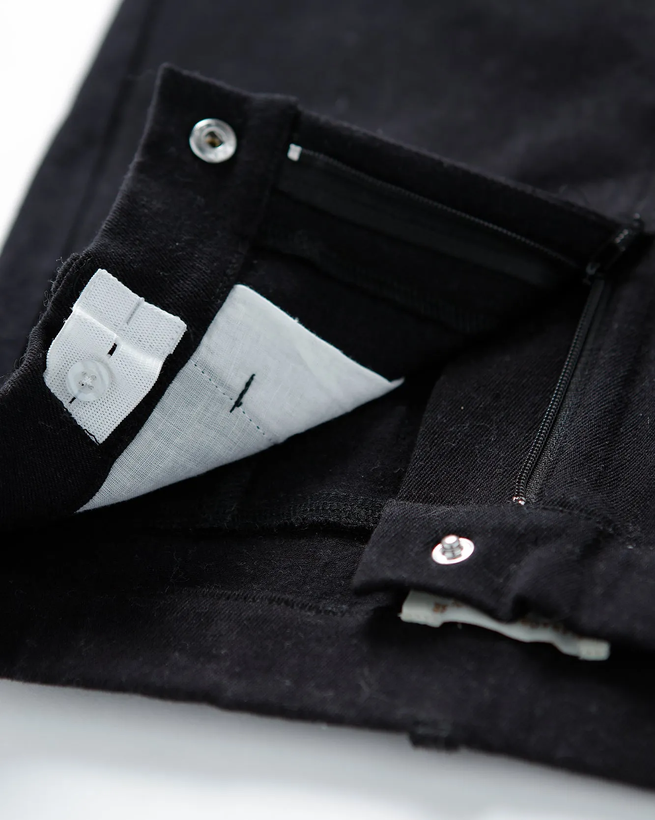 Buttoned Cropped Flares