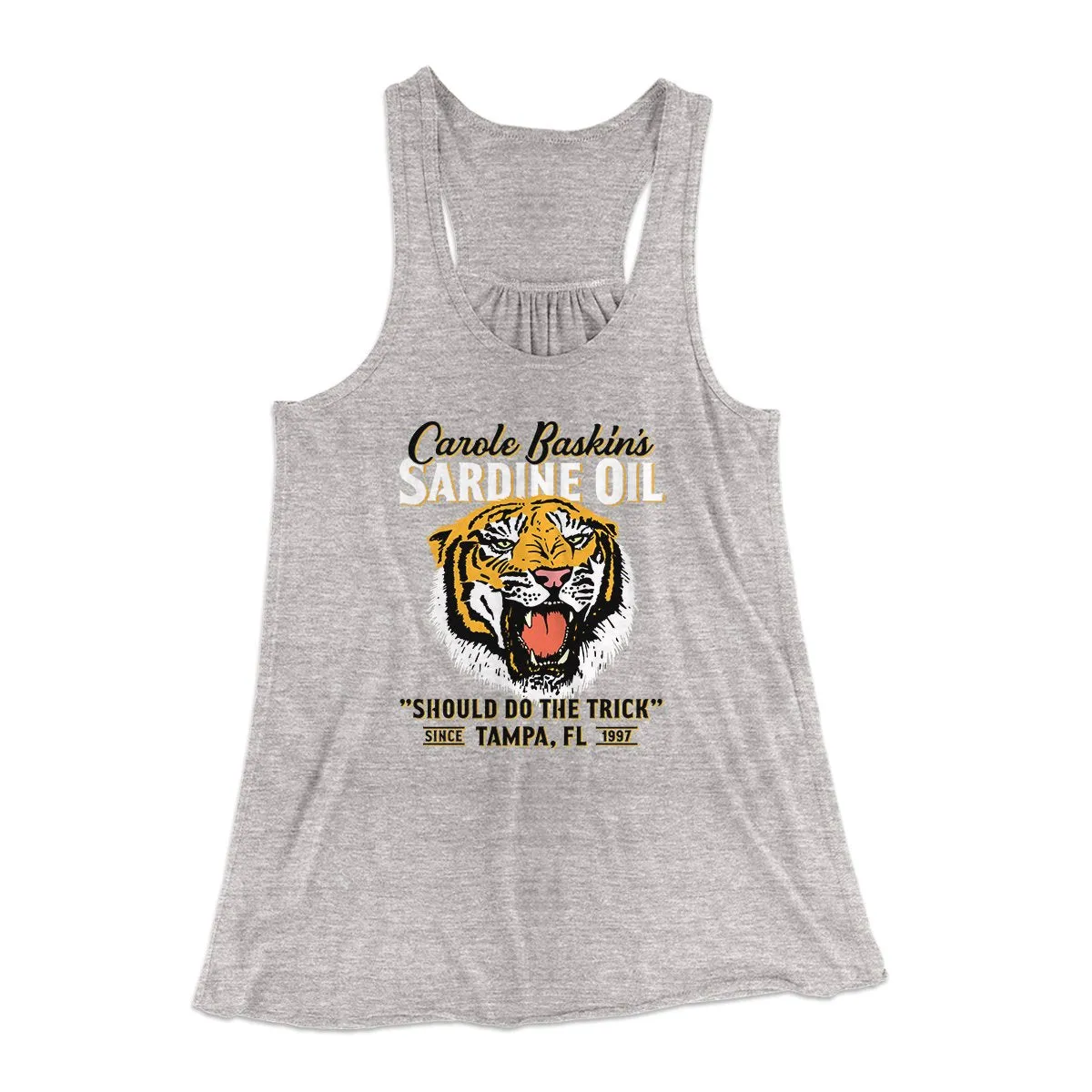 Carole Baskin's Sardine Oil Women's Flowey Tank Top
