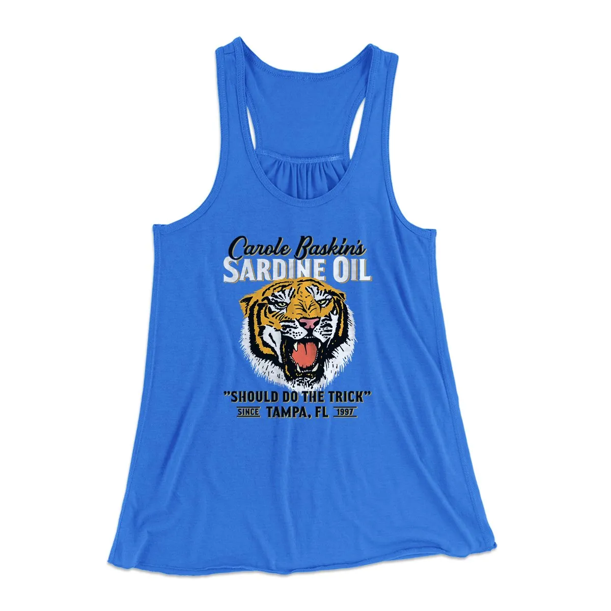 Carole Baskin's Sardine Oil Women's Flowey Tank Top