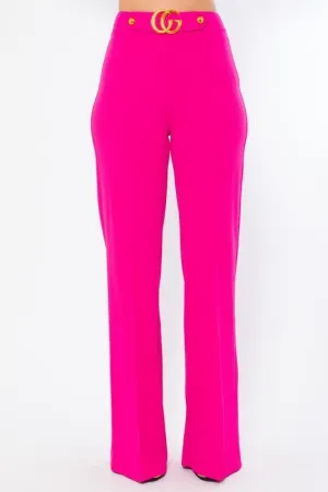 CG Buckle and Button Detail Pants