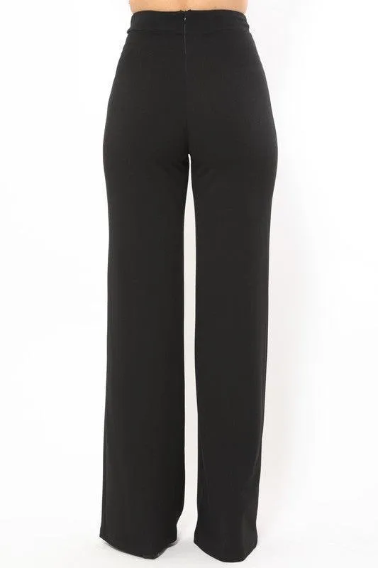 CG Buckle and Button Detail Pants