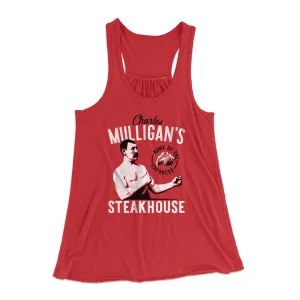 Charles Mulligan's Steakhouse Women's Flowey Tank Top