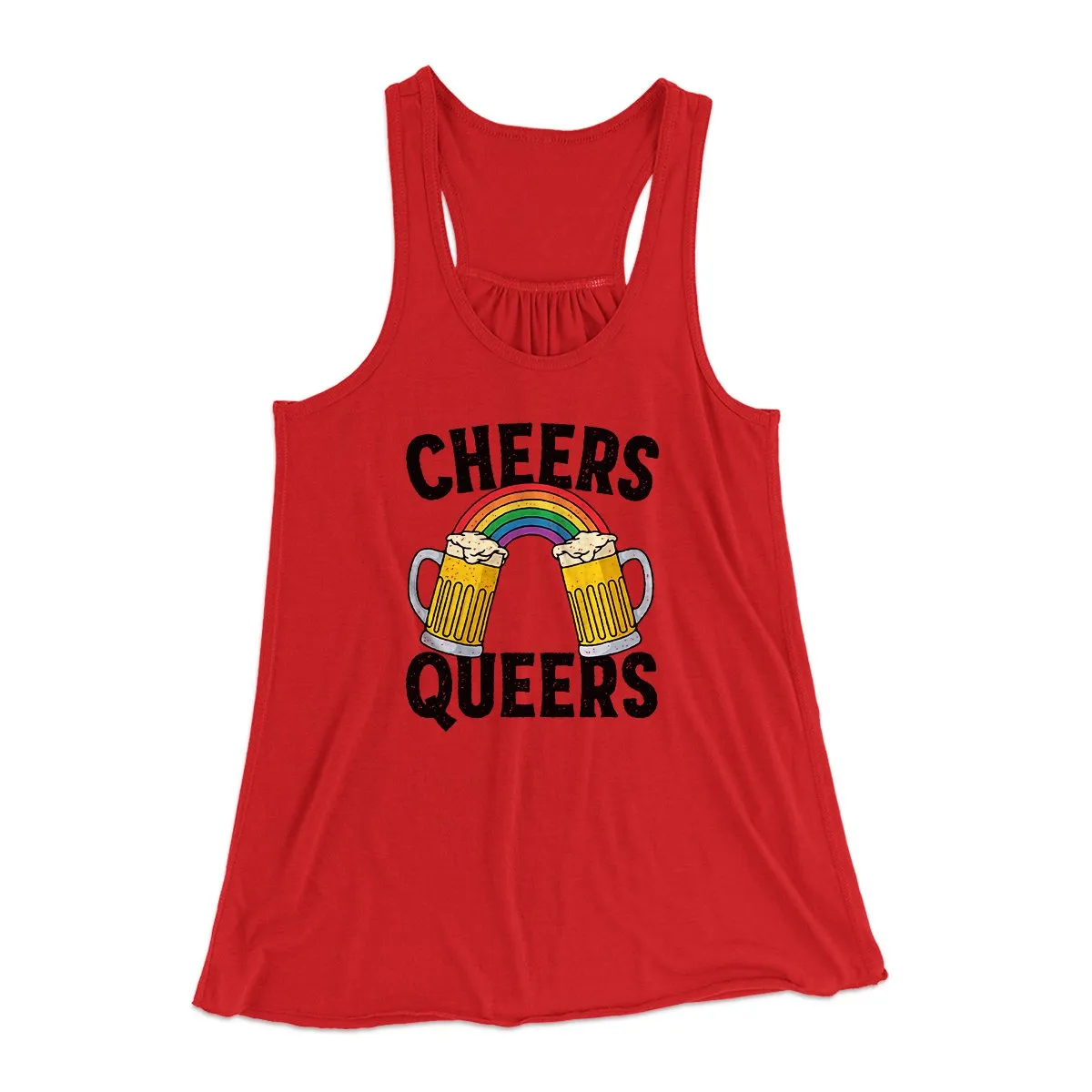 Cheers Queers Women's Flowey Tank Top