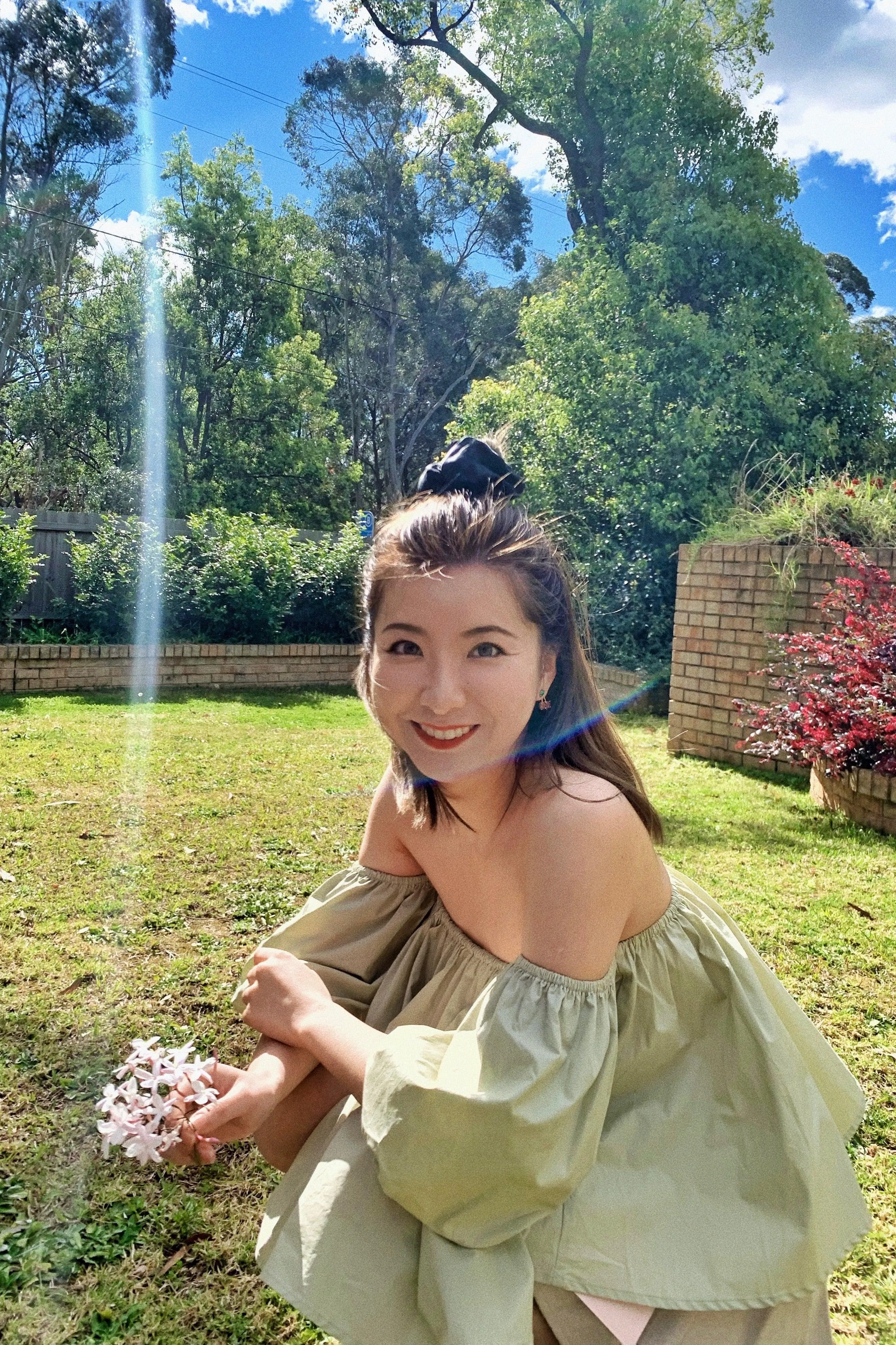Cherry Off The Shoulder Top