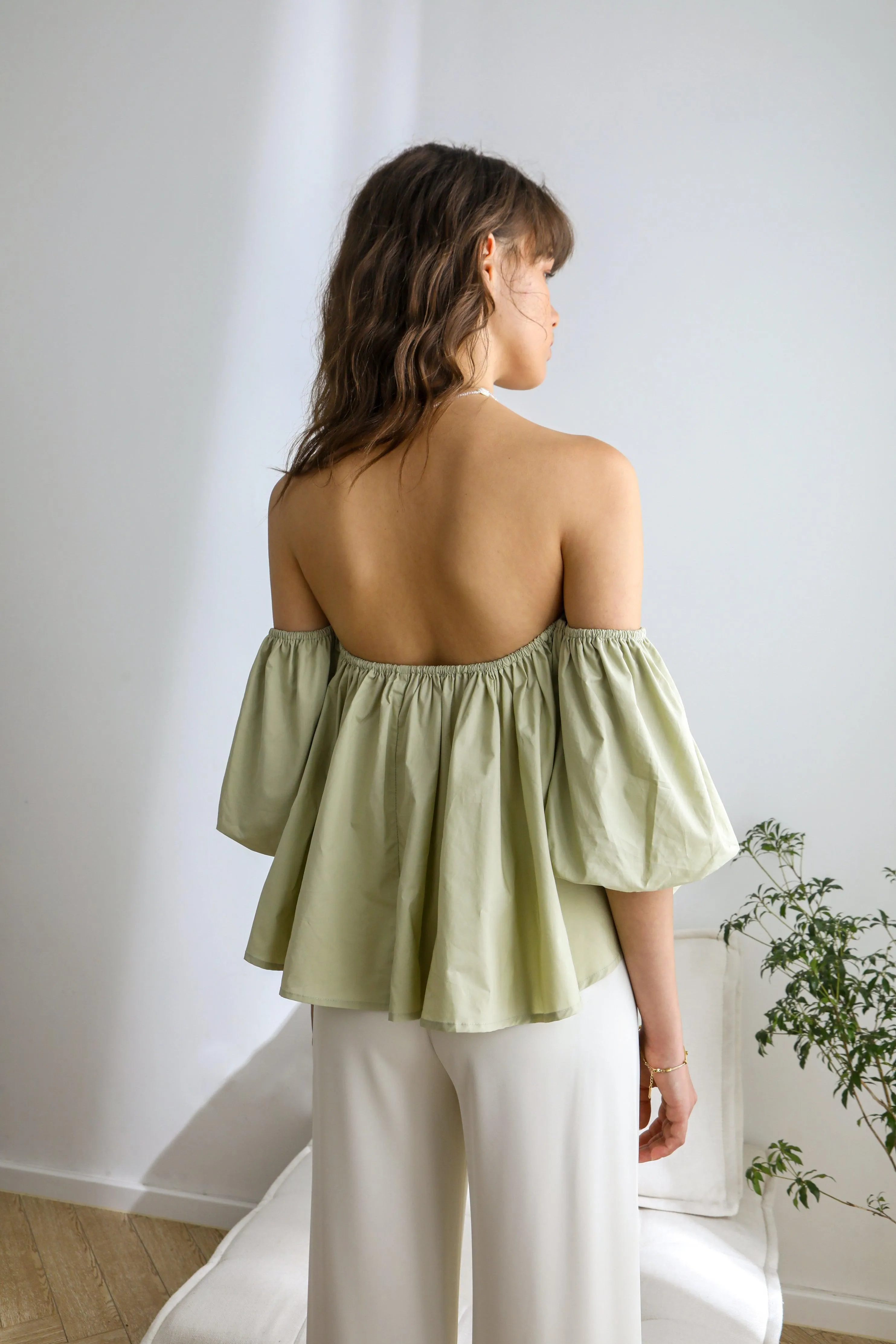 Cherry Off The Shoulder Top