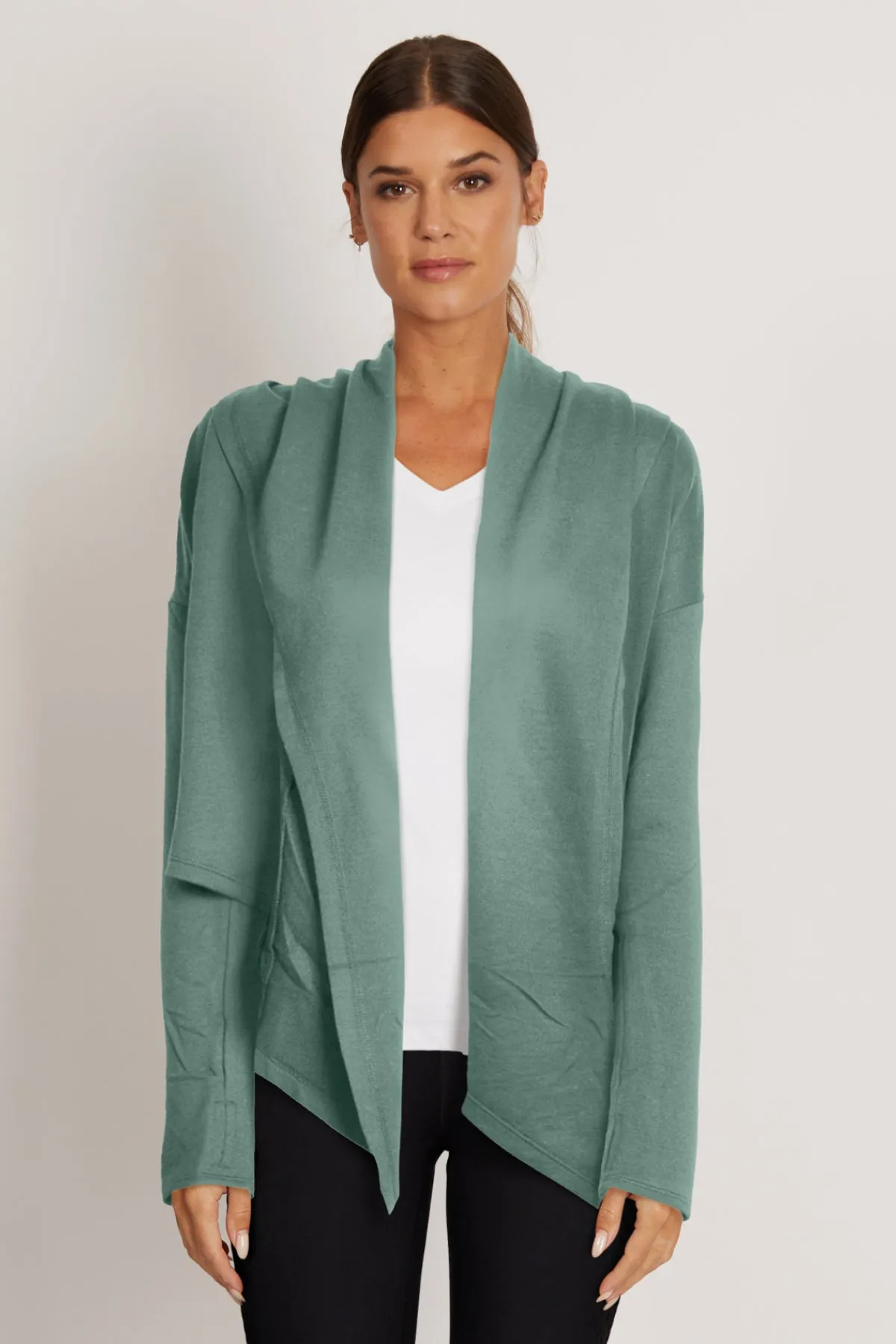 Clarissa Cardigan (H. Duck Green)