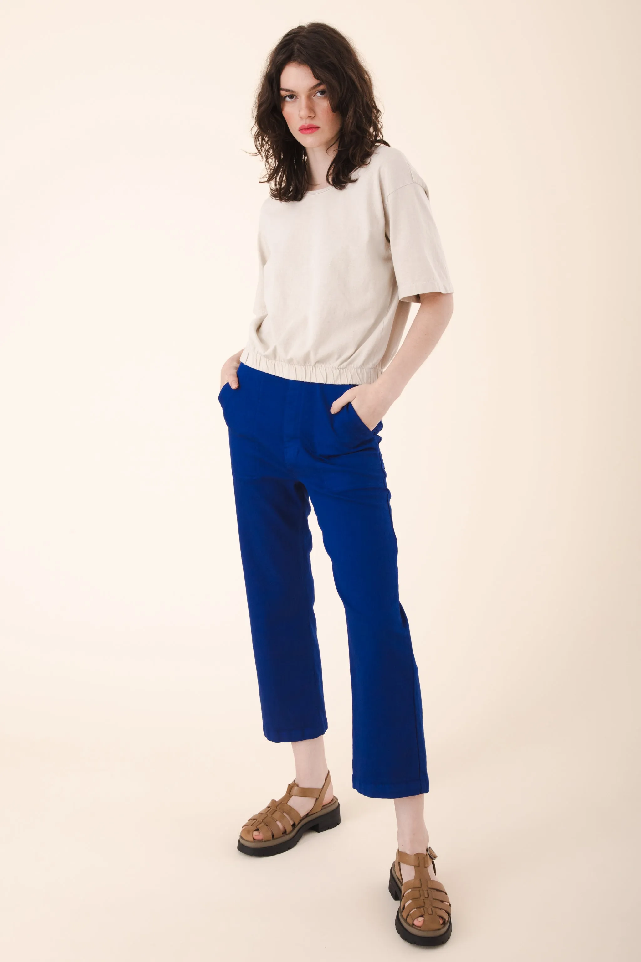 Color Boiler Pant in Cobalt