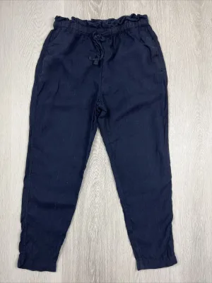 Country Road Womens French Linen Navy Pants Size 6