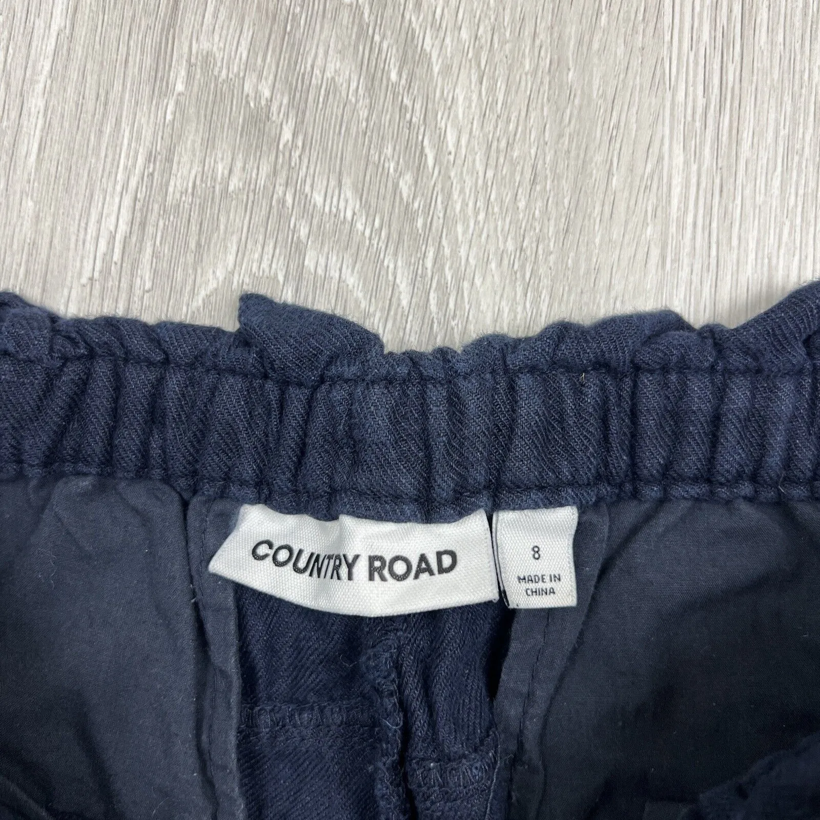 Country Road Womens French Linen Navy Pants Size 6