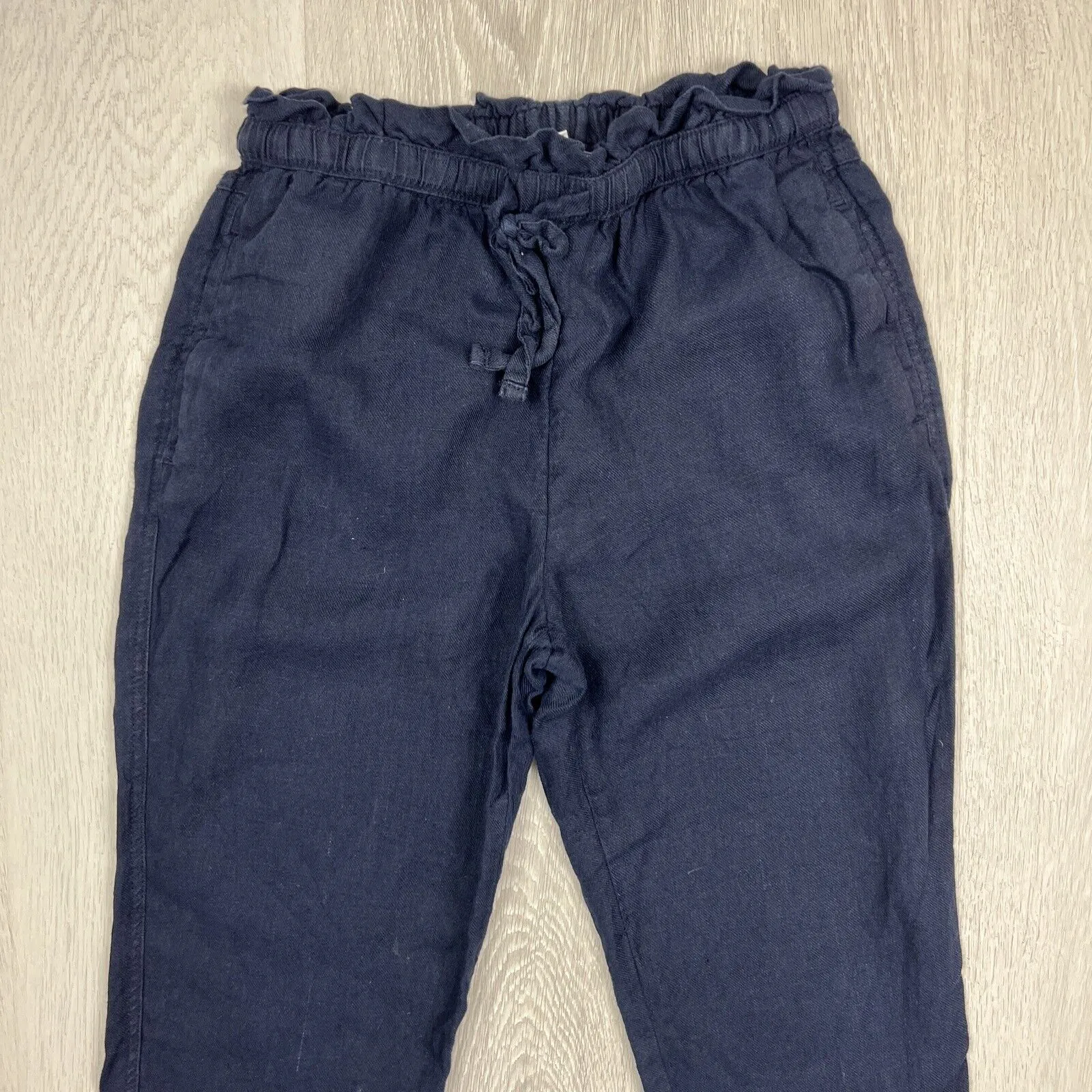 Country Road Womens French Linen Navy Pants Size 6