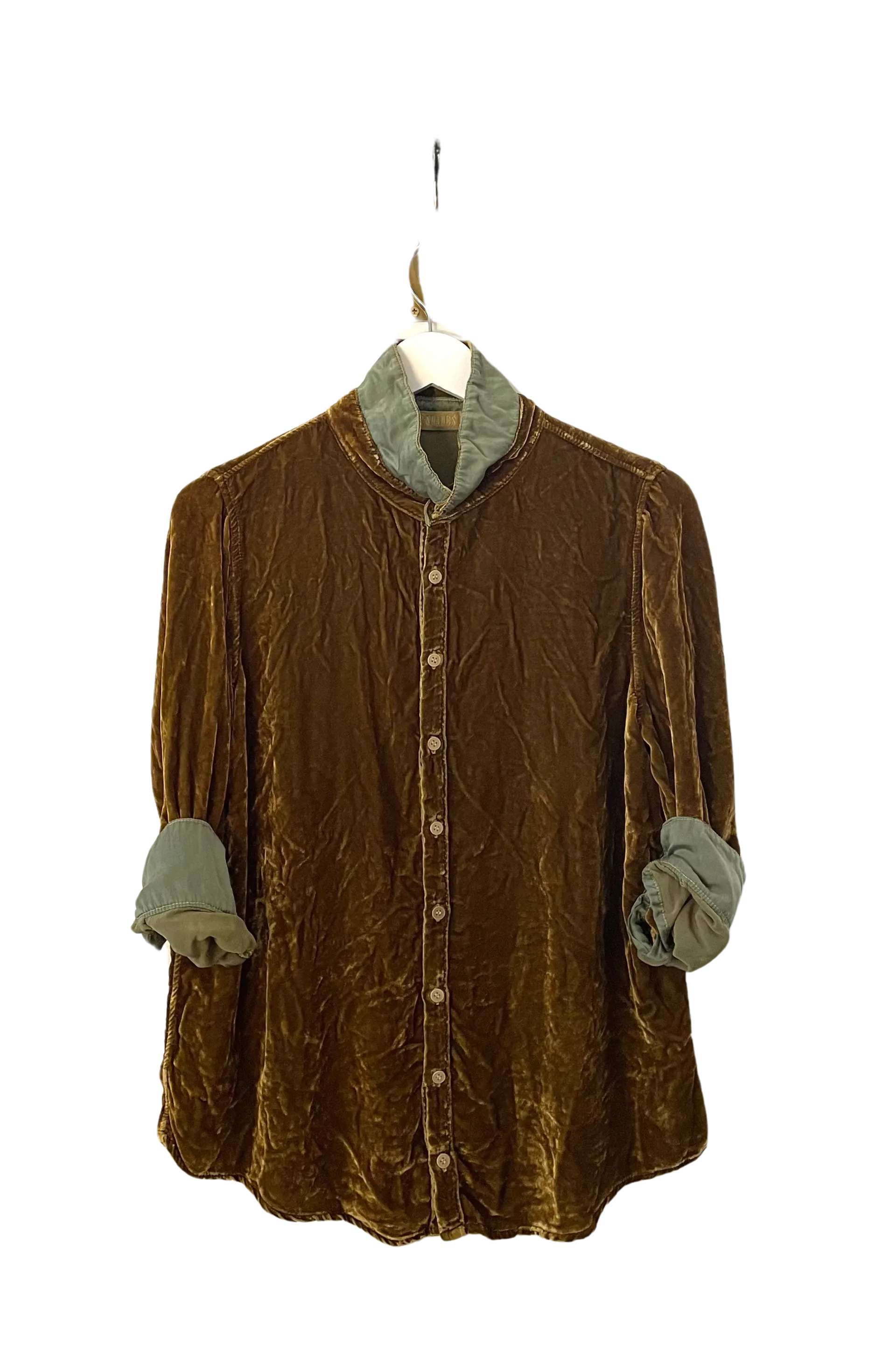 CP Shades Moss Velvet Romy Shirt