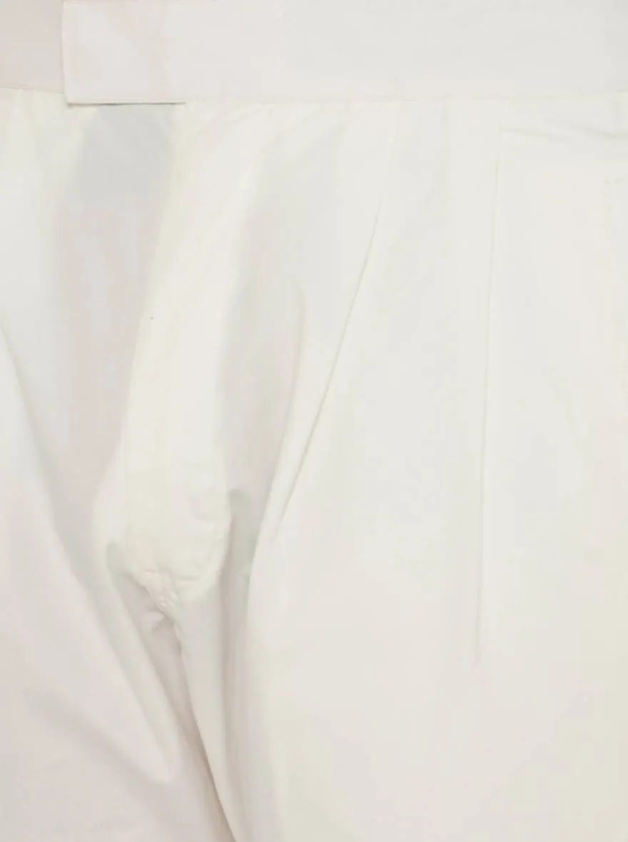 Cream Solid Regular Fit Aligadhi | Azania