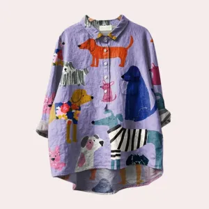 Danielle - Button blouse for Ladies - Comfortable & Fashionable