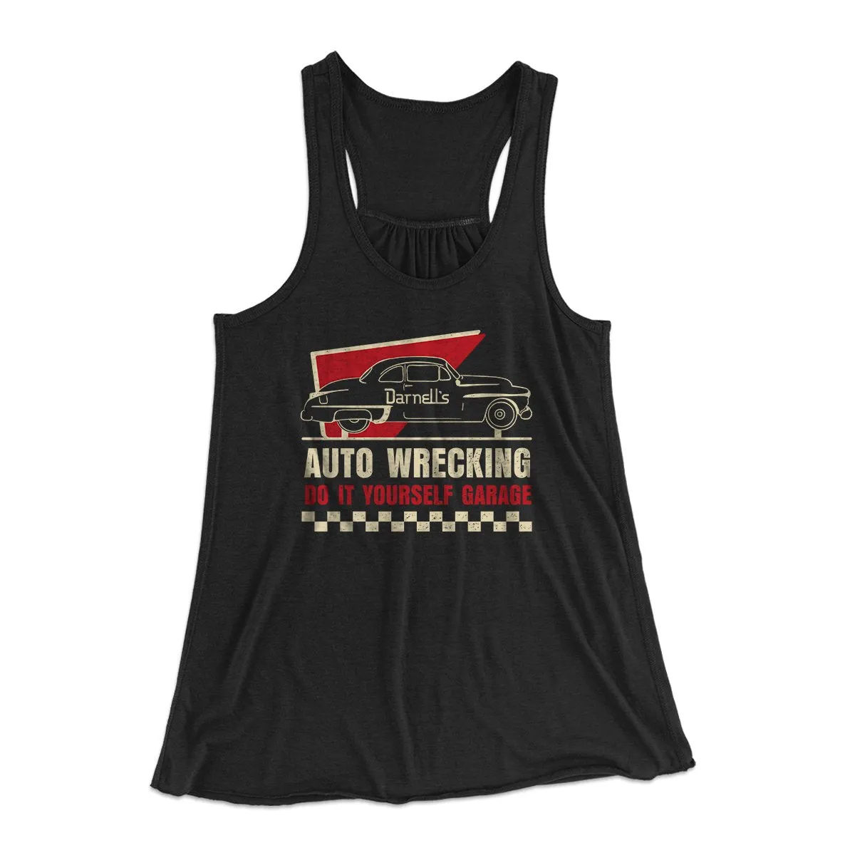 Darnell's Auto Wrecking Women's Flowey Tank Top