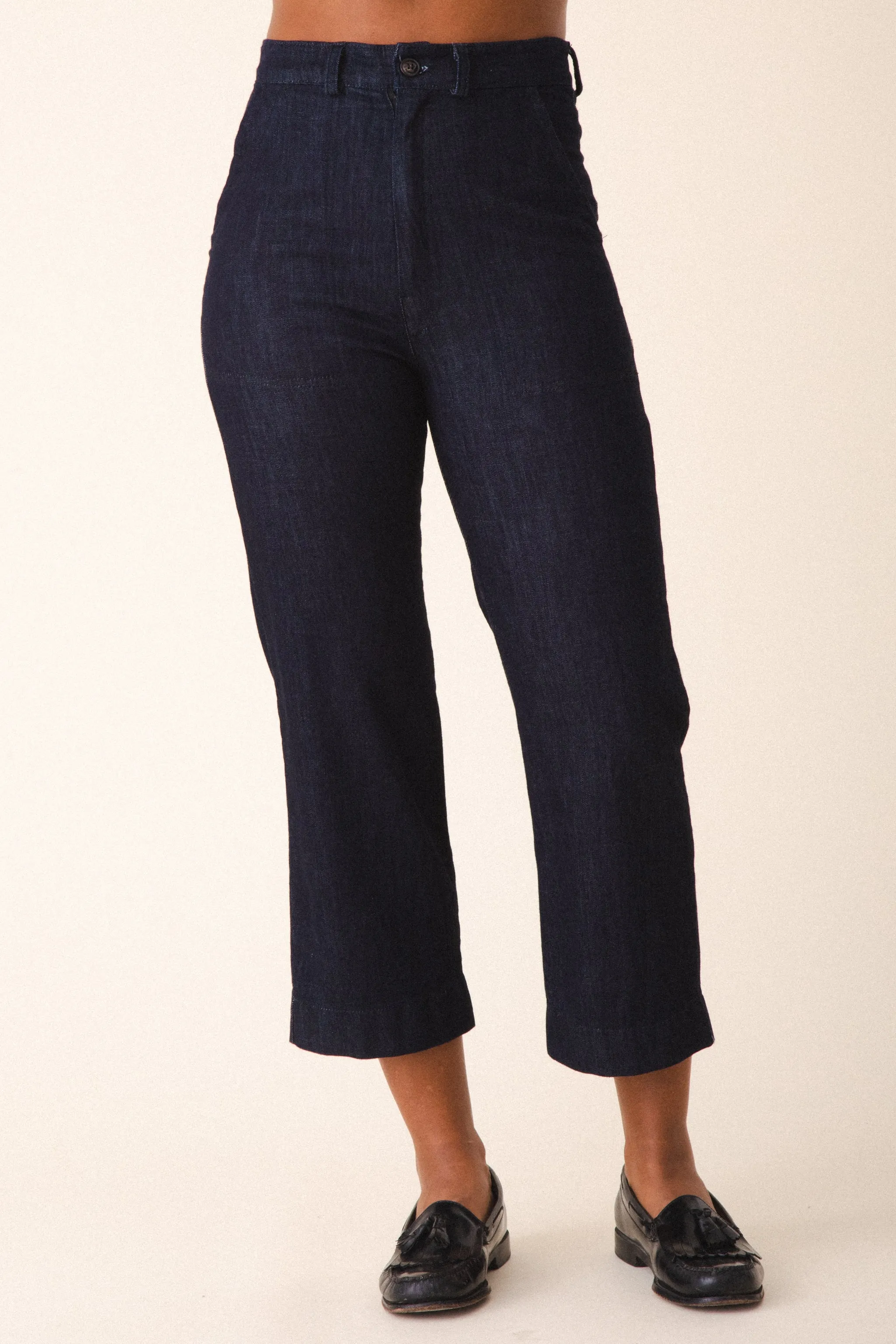 Denim Boiler Pant in Denim