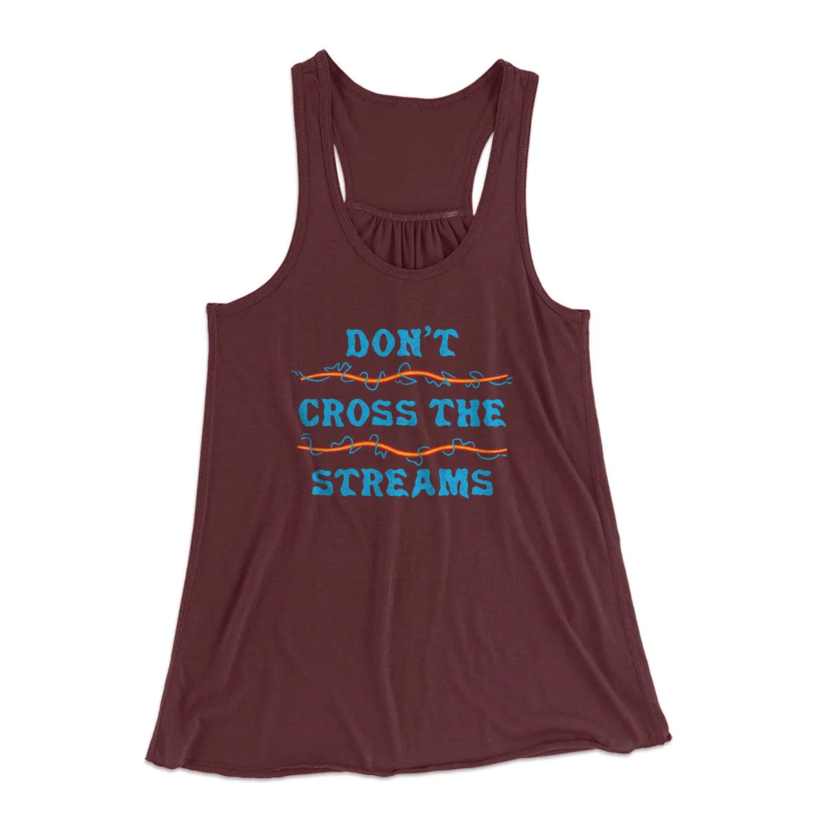 Don't Cross Streams Women's Flowey Racerback Tank Top