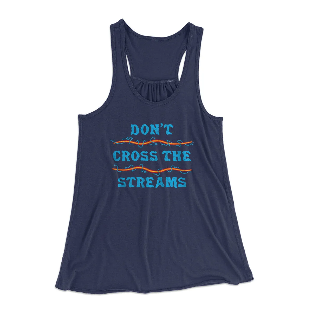 Don't Cross Streams Women's Flowey Racerback Tank Top