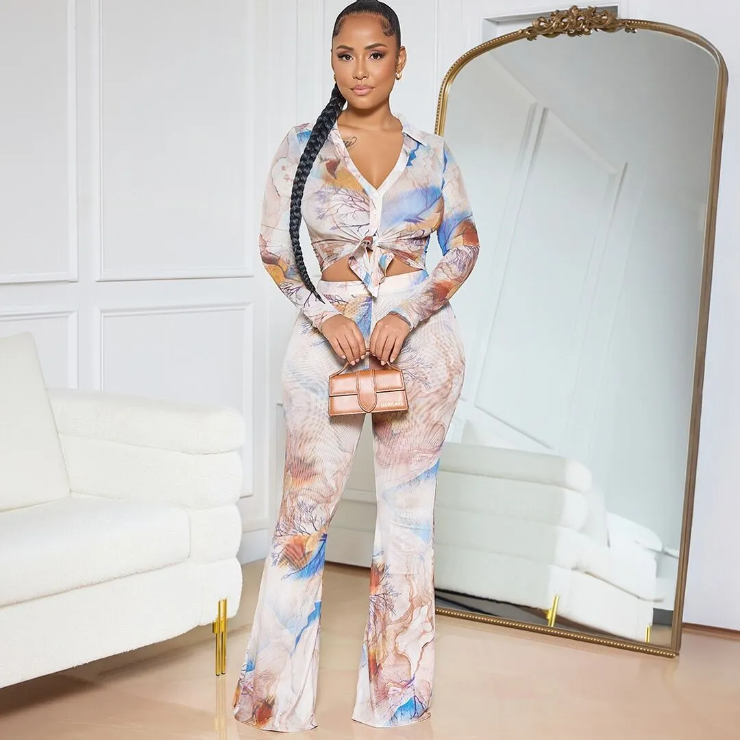 Double Layer Pant Set