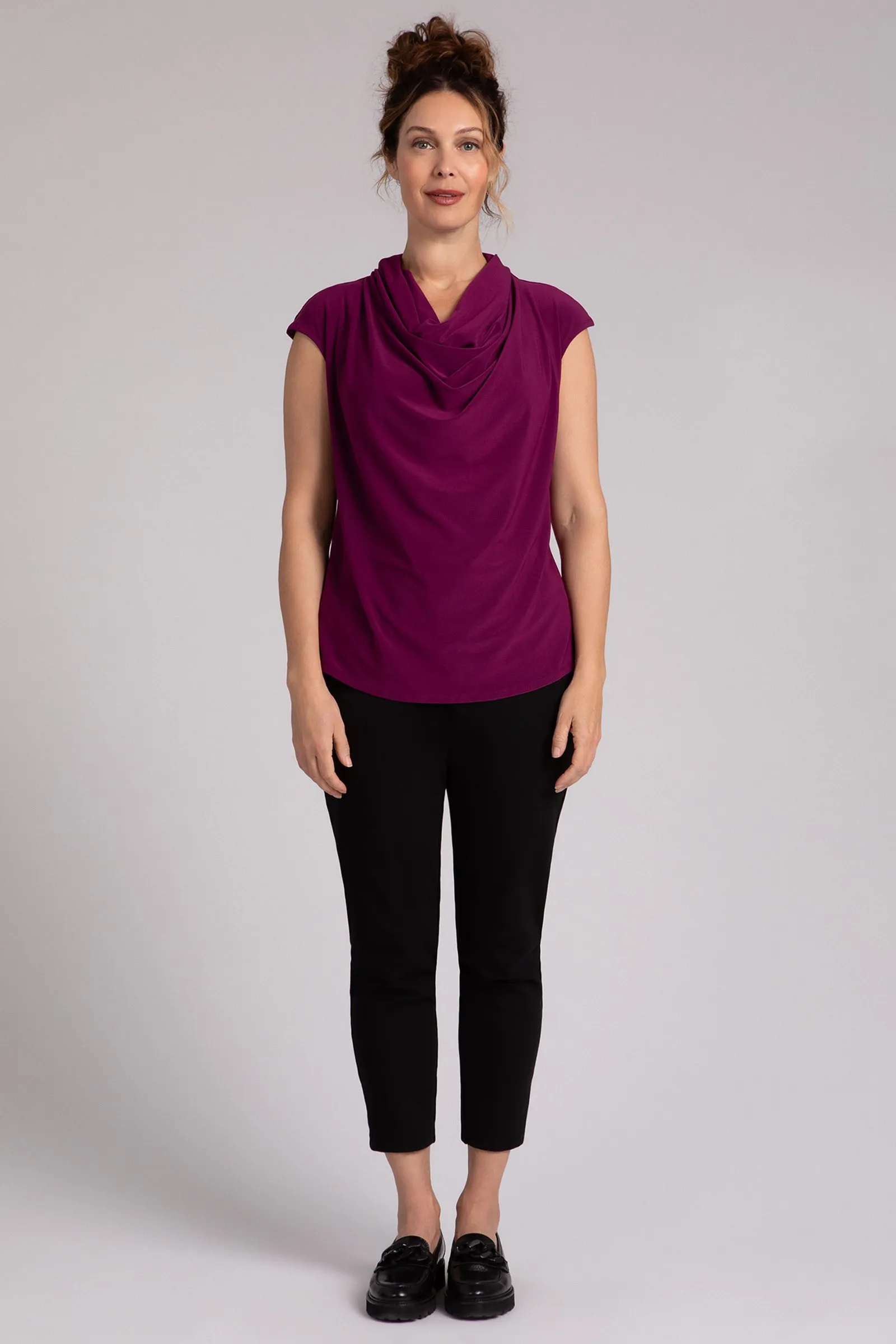 Draped Cowl Top