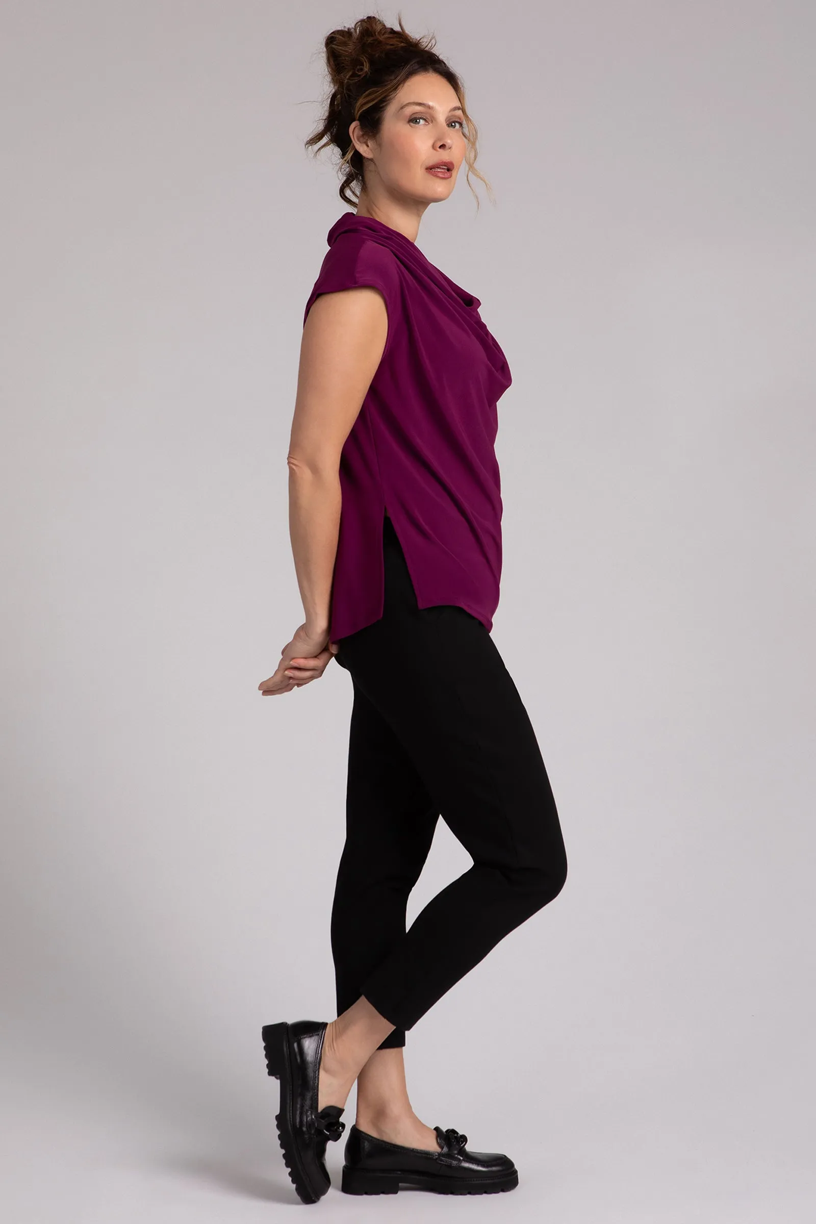 Draped Cowl Top
