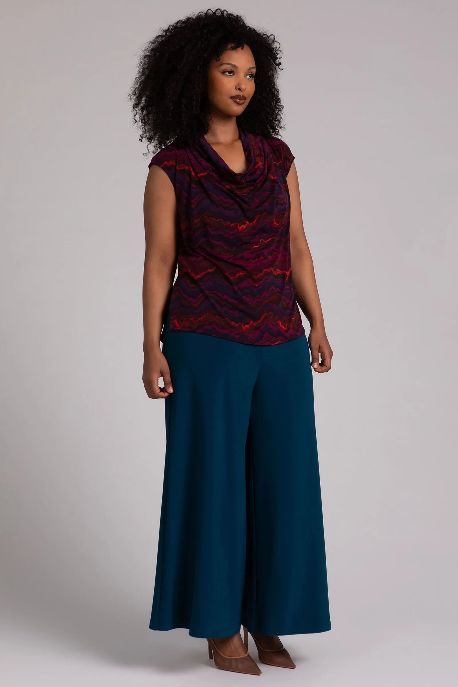 Draped Cowl Top