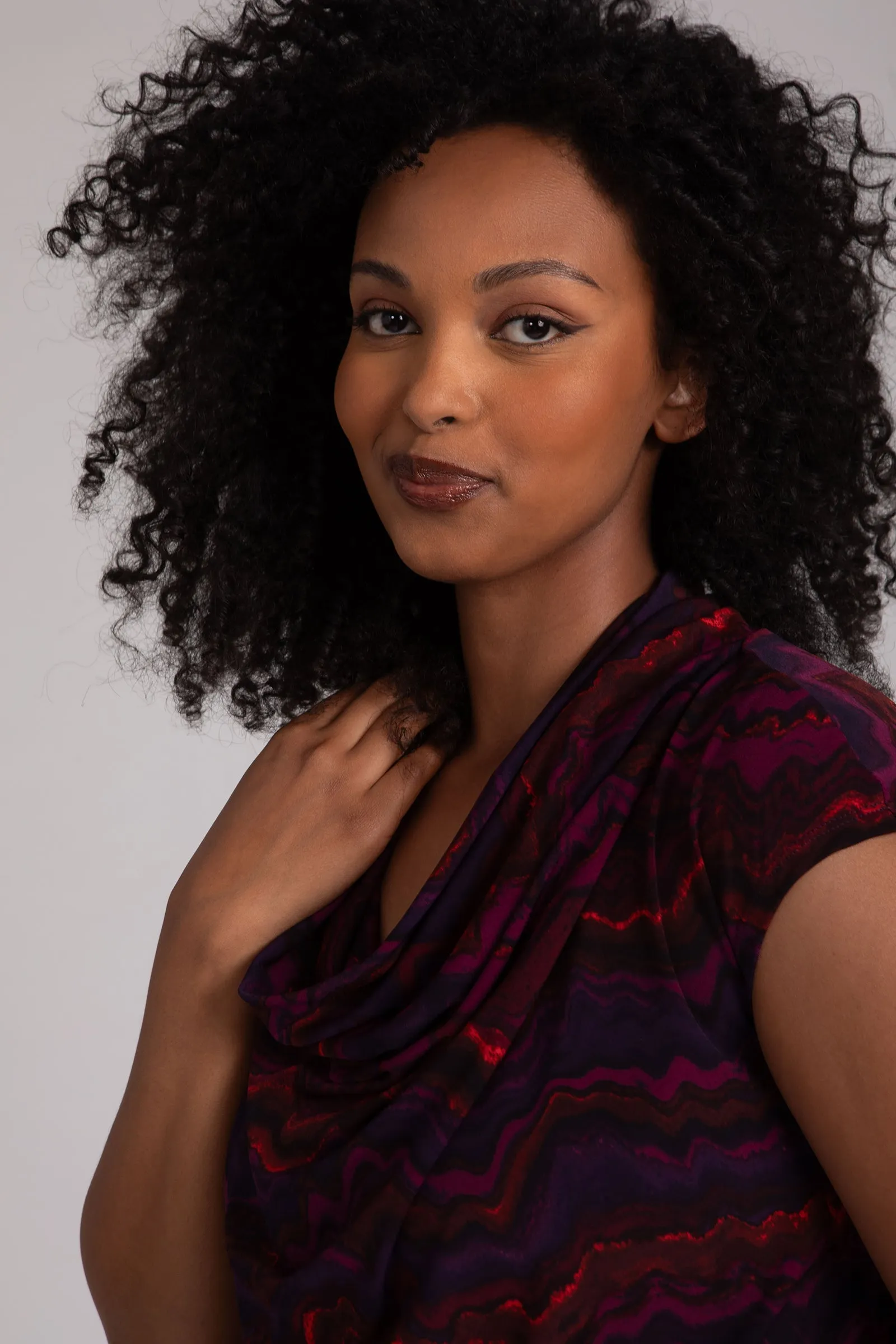 Draped Cowl Top