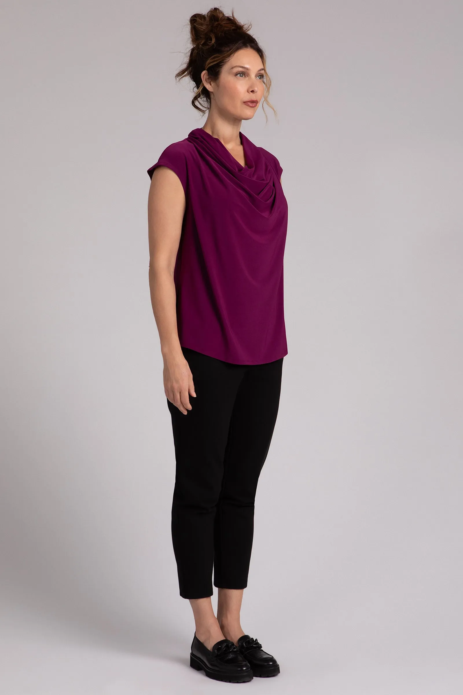 Draped Cowl Top