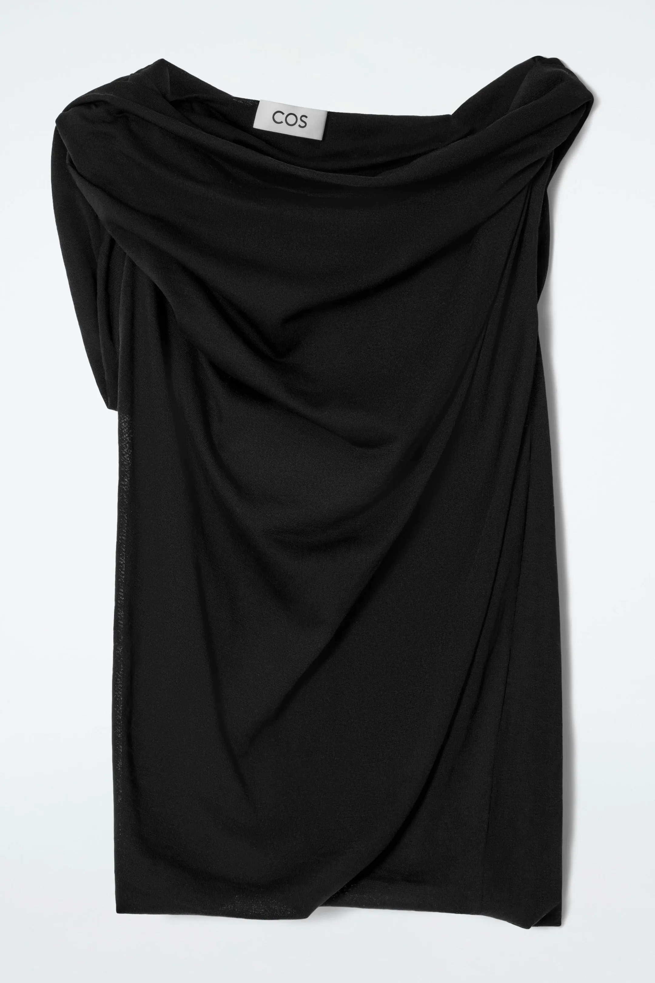 Draped knitted top
