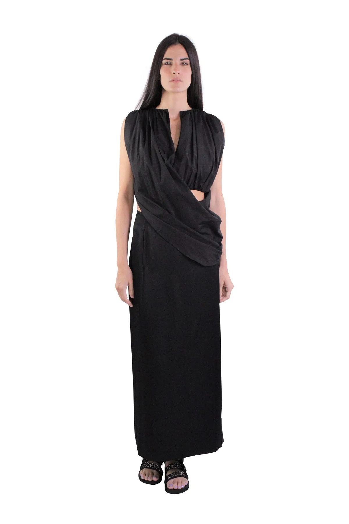 Draped Top in Black