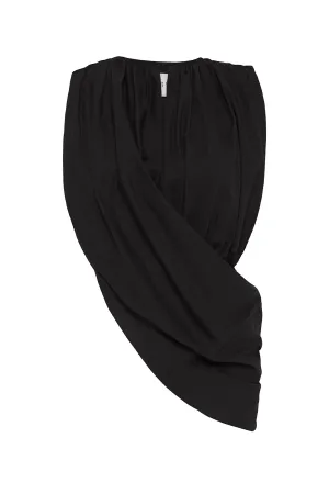 Draped Top in Black