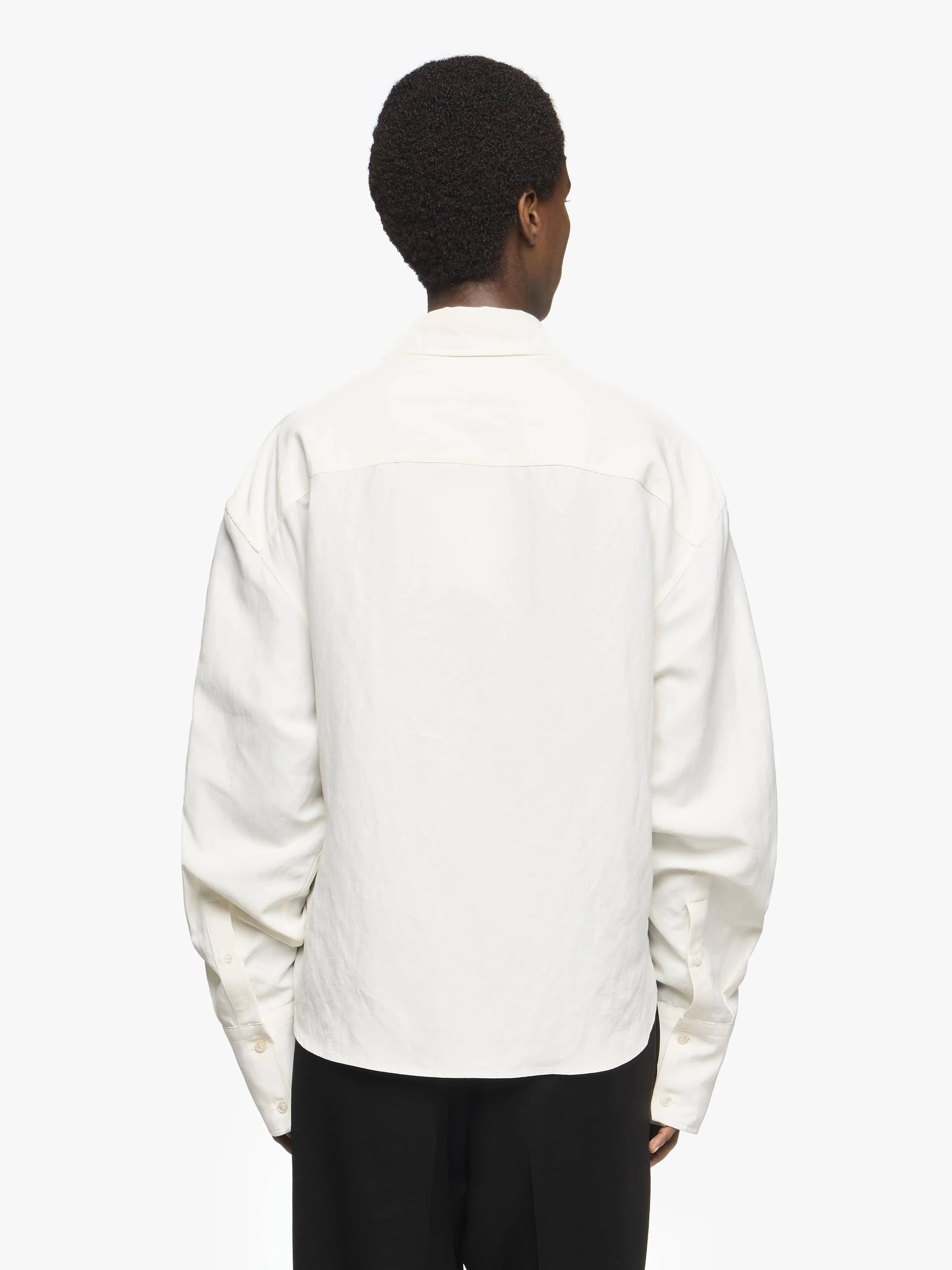DRAPED TWISTED SHIRT