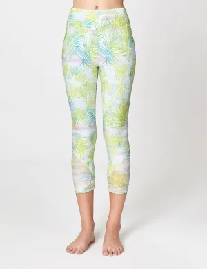 easyoga LA-VEDA Mover Cropped Tights - FA2 Swaying Plants