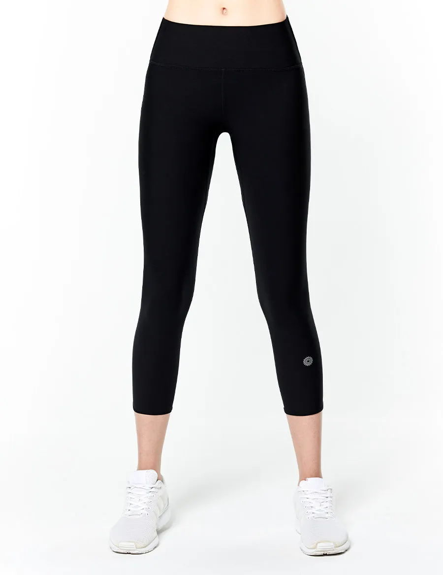 easyoga Lespiro Arris Original Cropped Tights - L1 Black