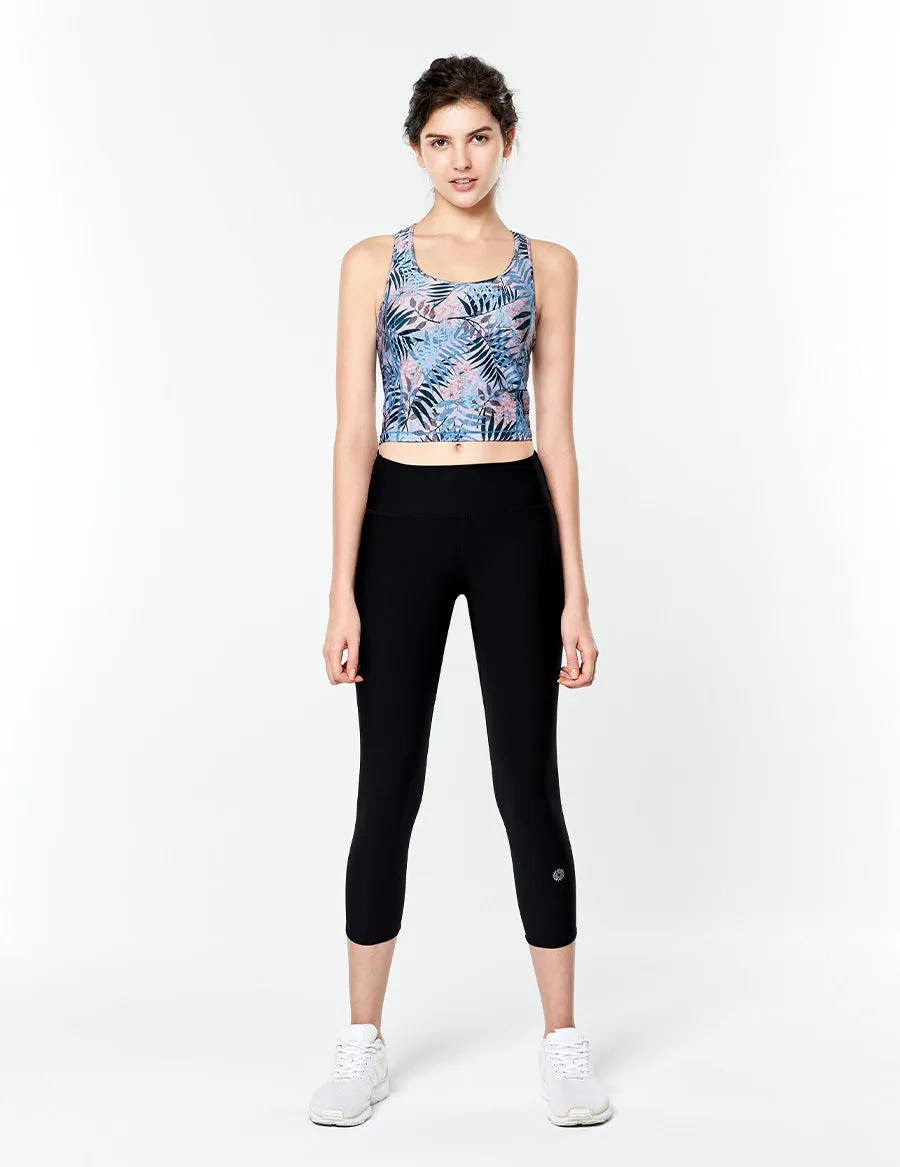 easyoga Lespiro Arris Original Cropped Tights - L1 Black