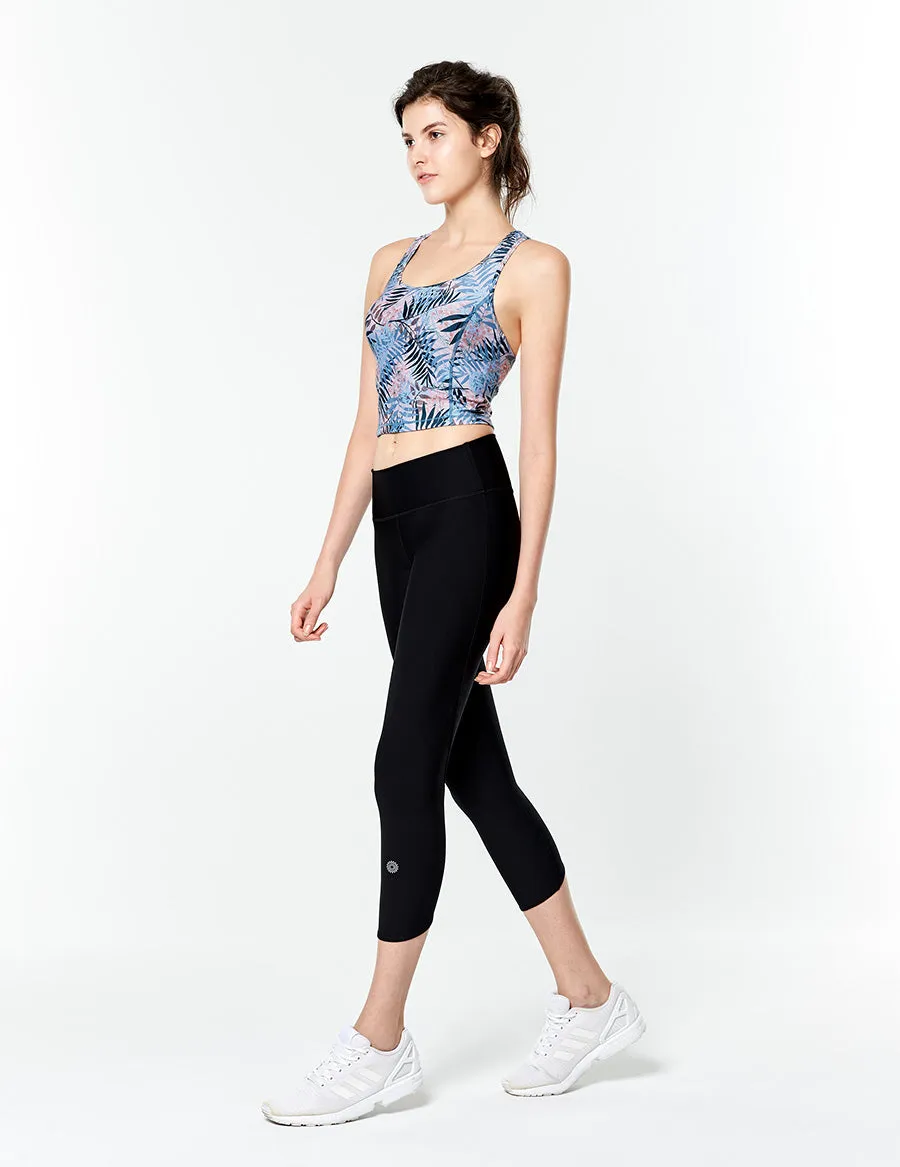 easyoga Lespiro Arris Original Cropped Tights - L1 Black