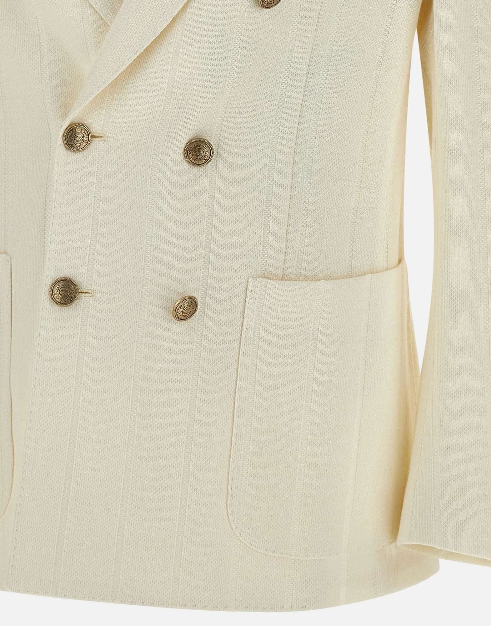 Eleventy Linen Cotton Blazer In Creamy White