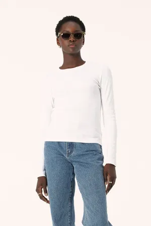 Elka Collective - Nola Long Sleeve Top in White
