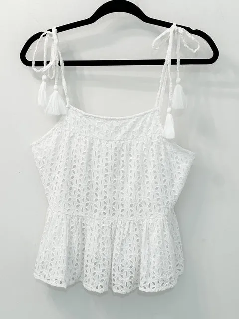 Ellie Eyelet Top
