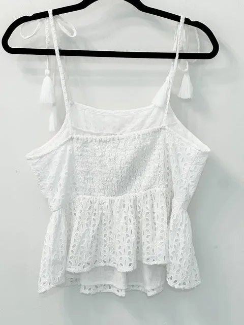 Ellie Eyelet Top