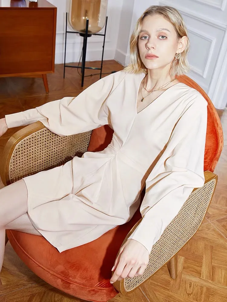 Emery Gathered Shift Dress