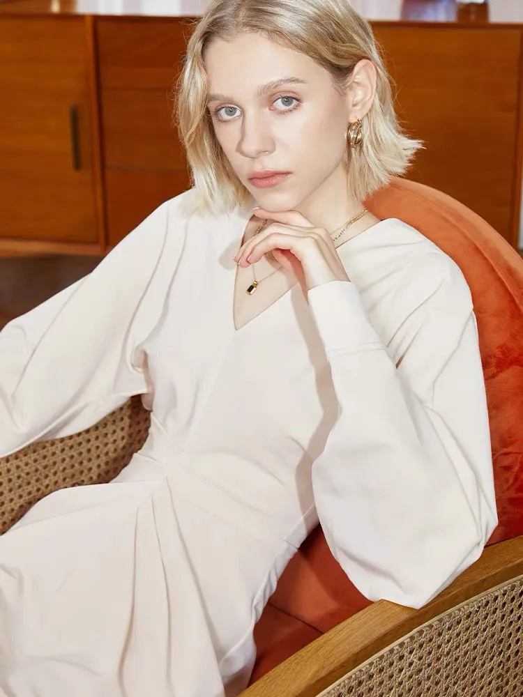 Emery Gathered Shift Dress