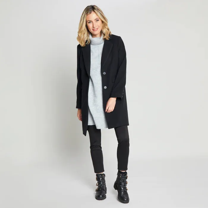 Emreco Plain Single Breasted Coat