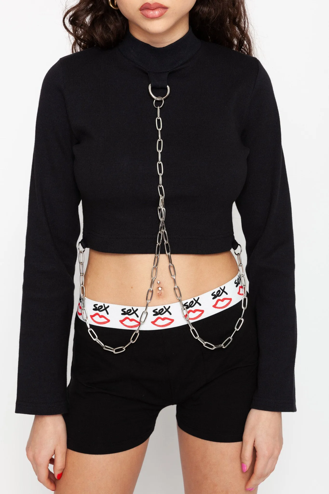 Engine Chain Crop Top