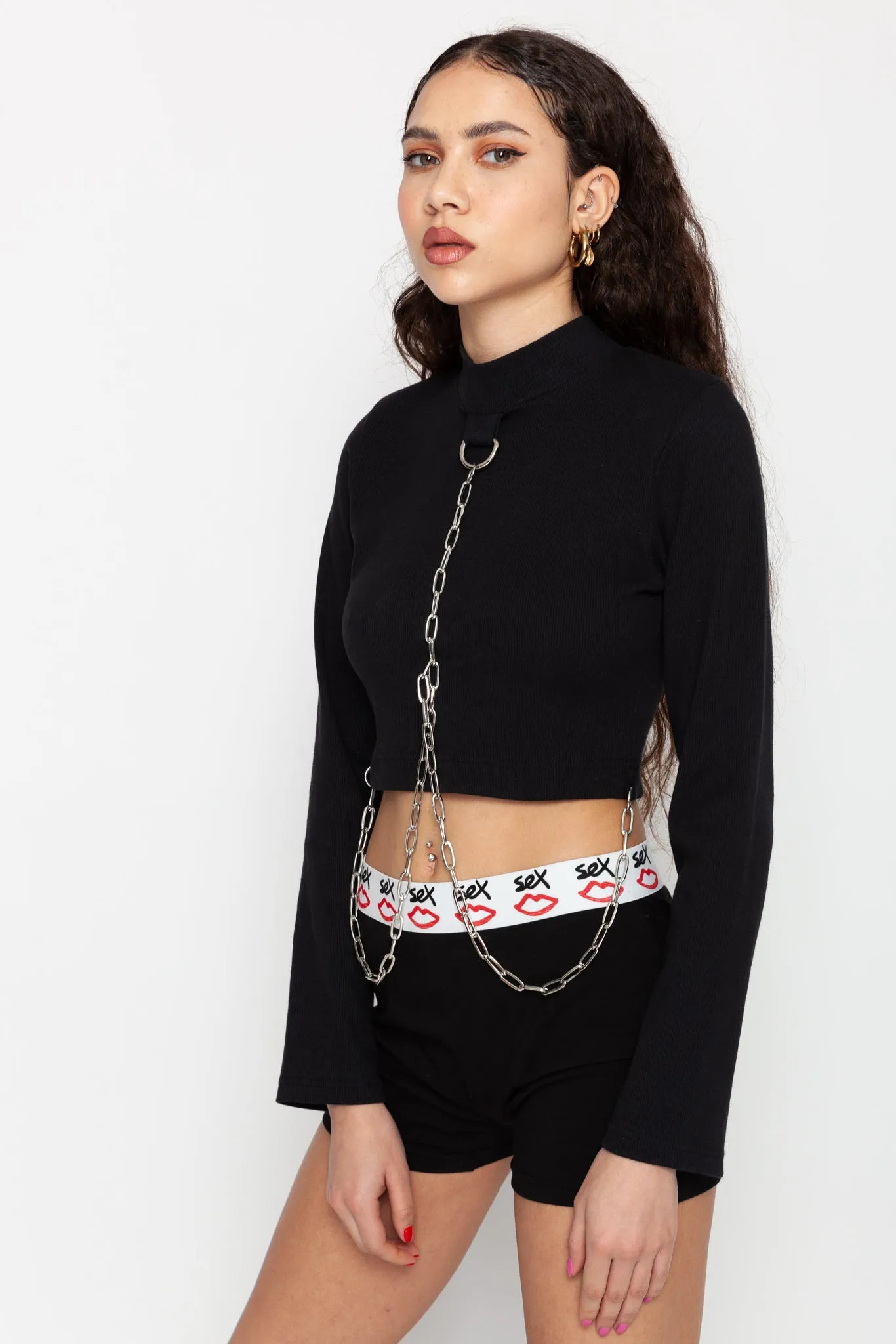 Engine Chain Crop Top